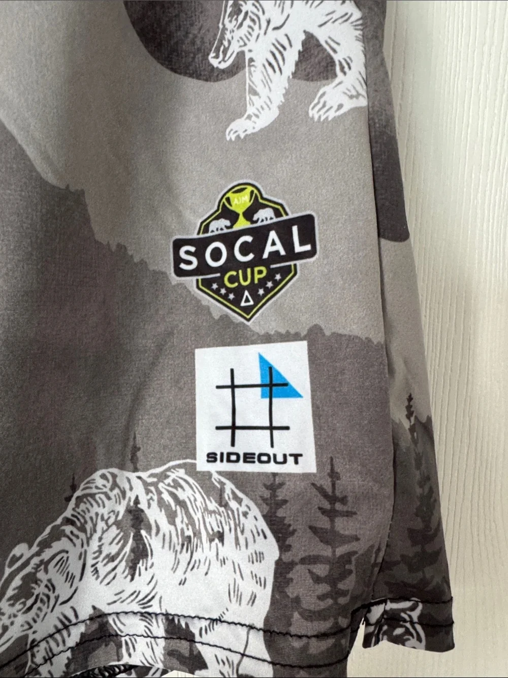 Sideout Men's Athletic Shorts in Light Gray - Large